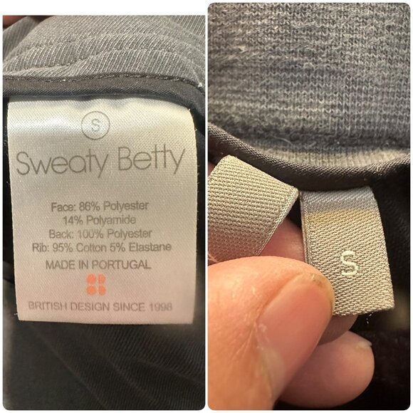 Sweaty Betty Woven Trousers Pants Size Small Black Outdoor Buckle Waist Gorpcore - Picture 5 of 16